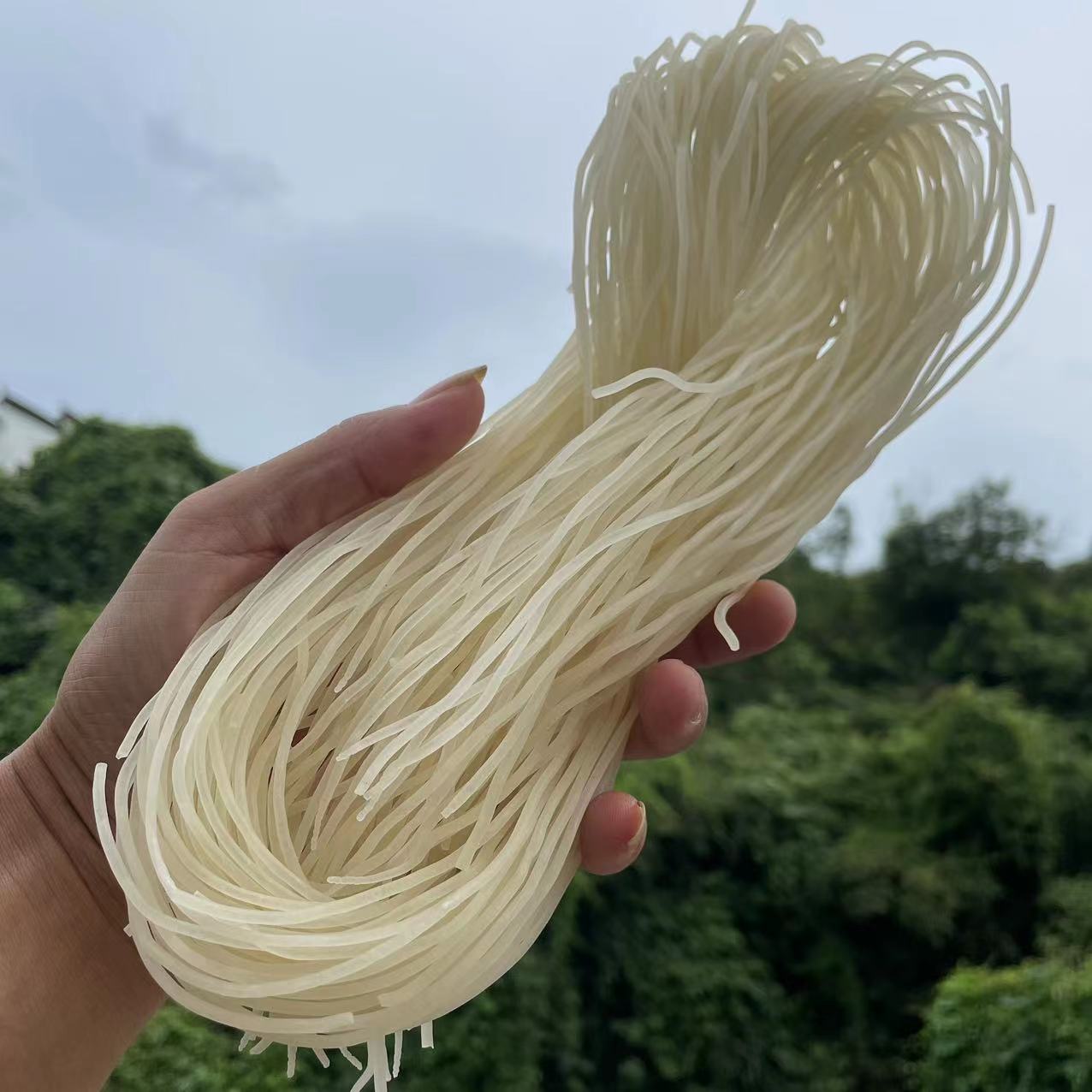 纯手工籼米粉 江西农家新鲜定做手工自然凉晒纯大米制作3斤包邮