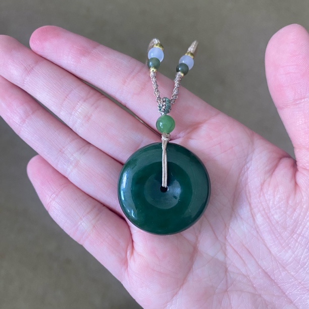 和田玉碧玉平安扣