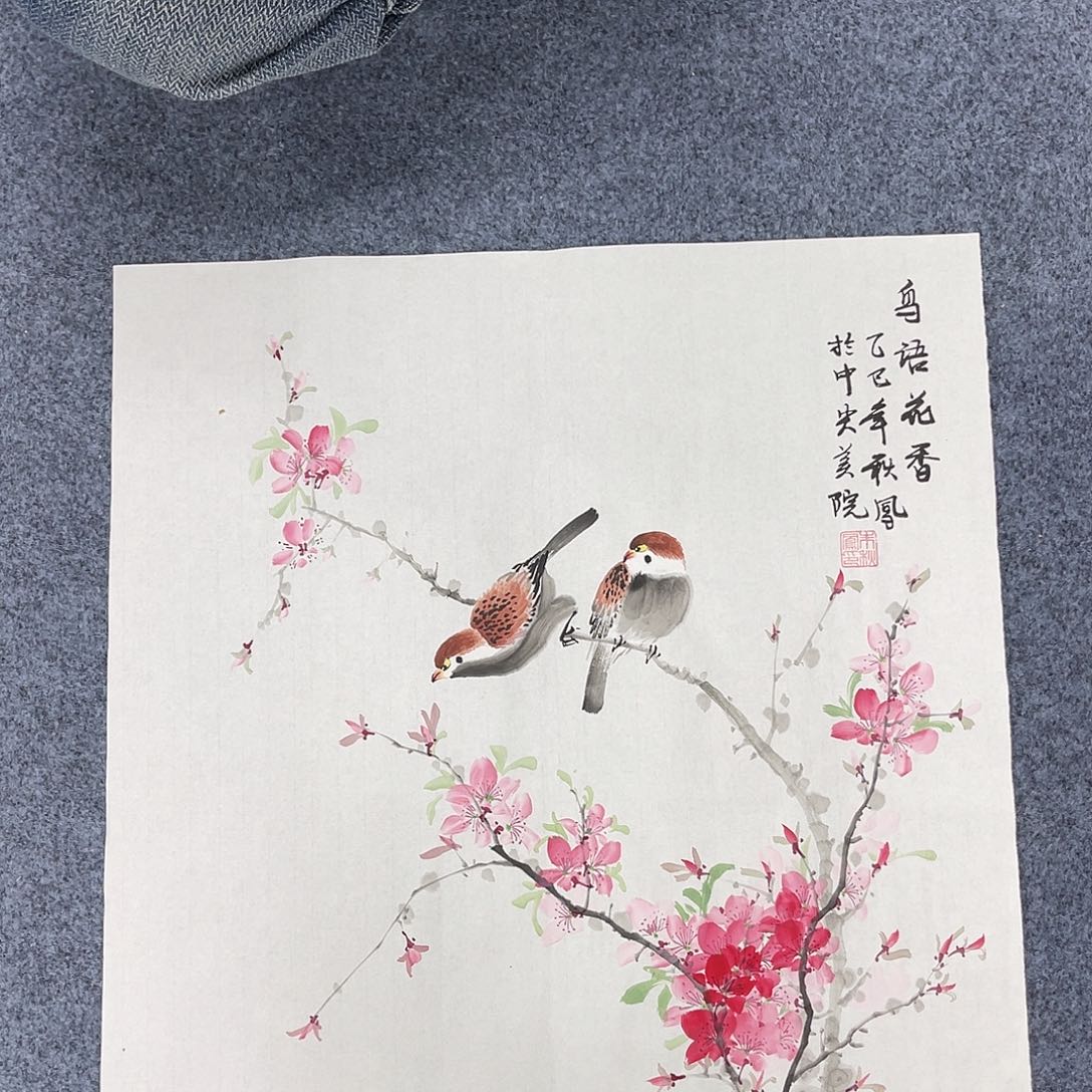 国画国画作品宣纸纯手绘