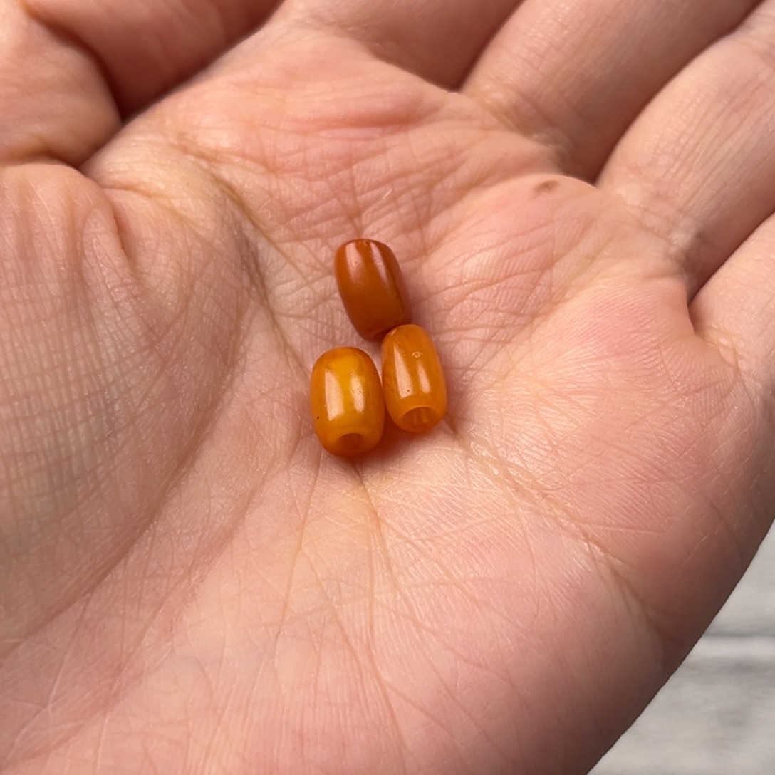 ****你蜜蜡未镶嵌颈饰老蜜蜡