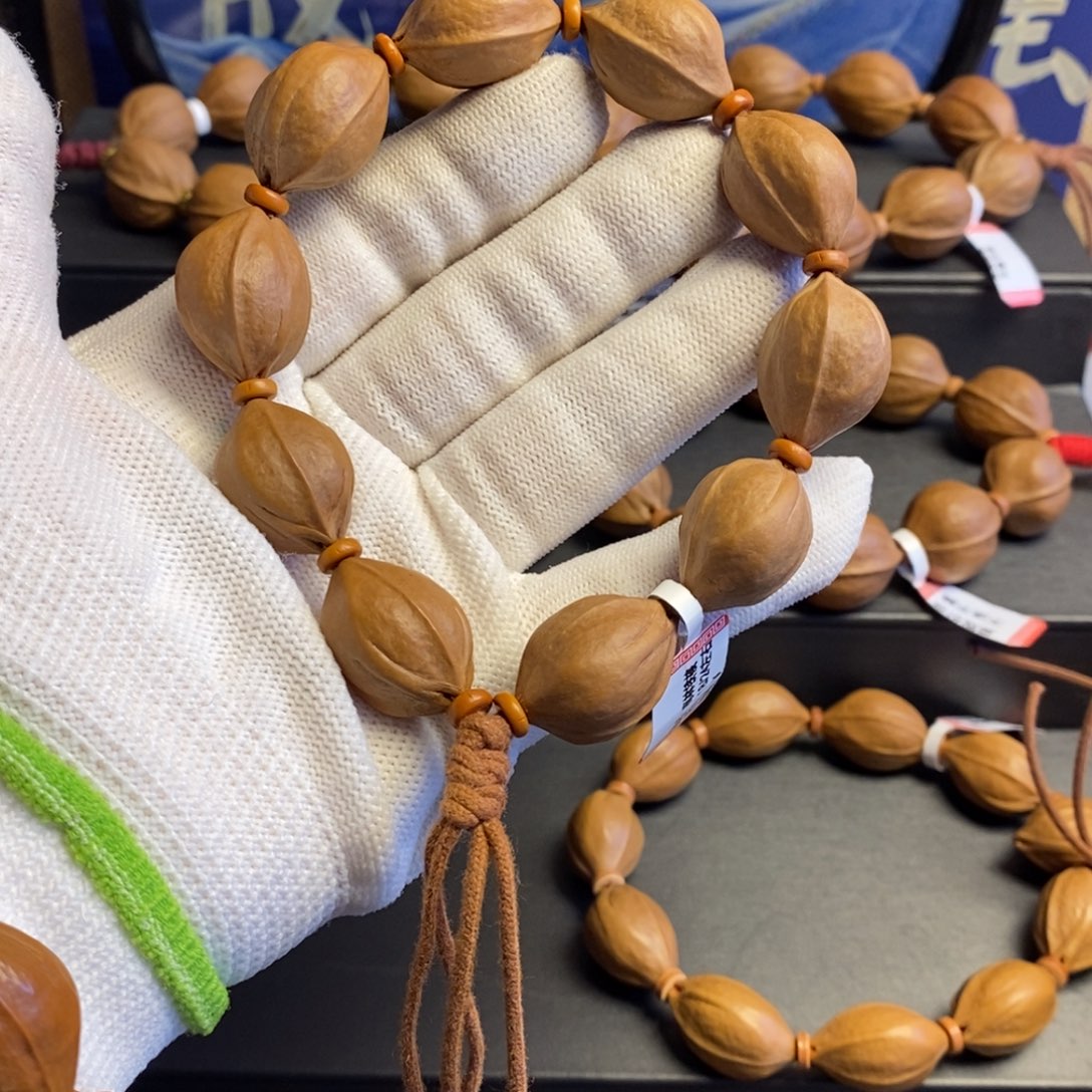 博***士橄榄核手串/手链梅林铁核18/24左右