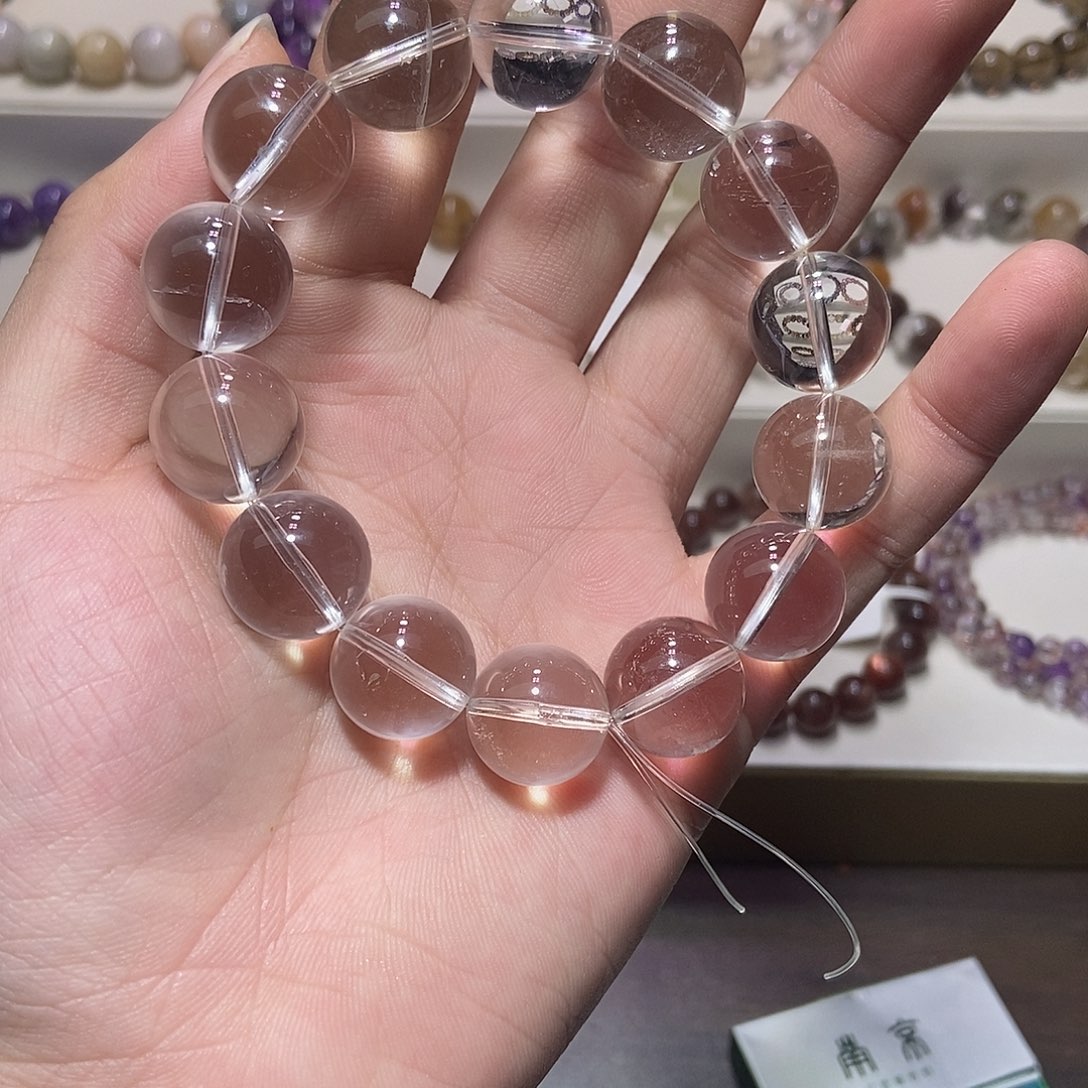 手链未镶嵌水晶白水晶16+