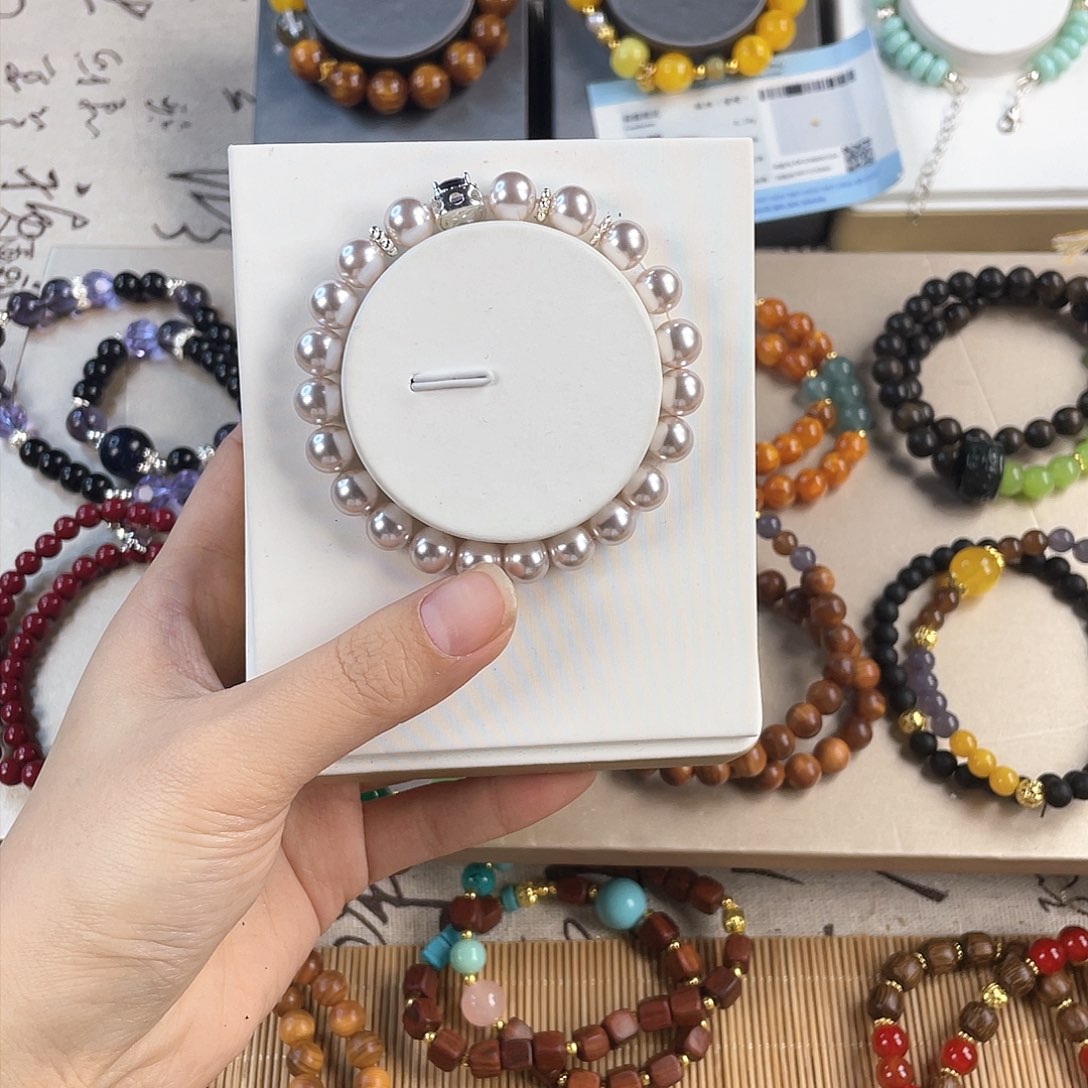 针钠钙石手饰银S925镀金镶嵌