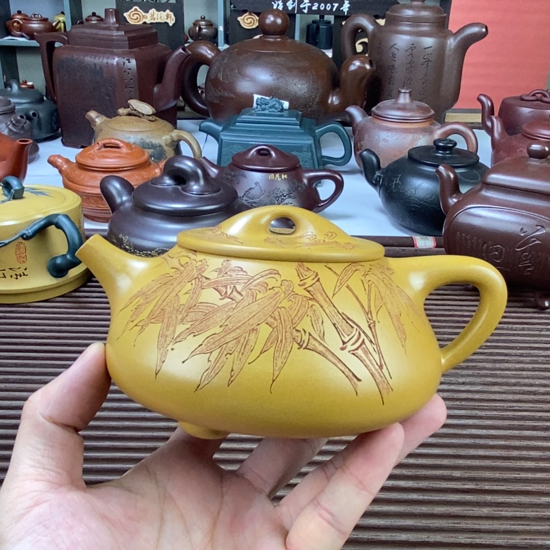 茶壶紫砂白4 景舟石瓢
