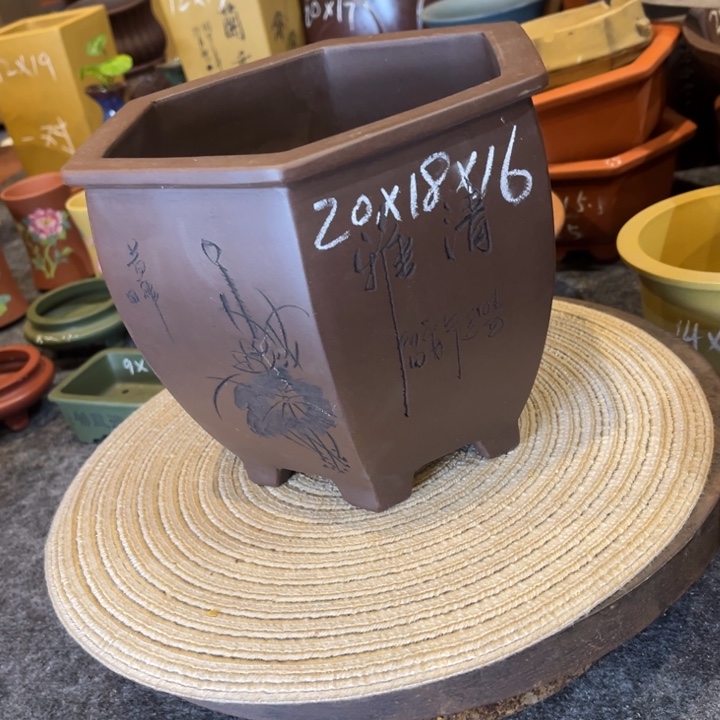 紫砂花盆紫砂花盆