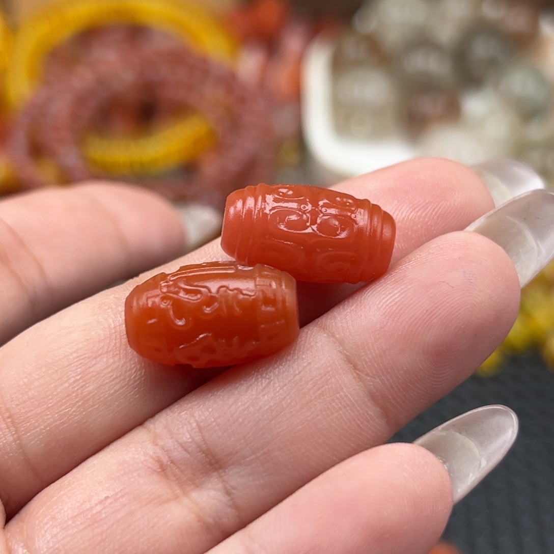 南红玛瑙未镶嵌吊坠(不含链)