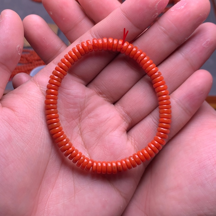 【闪购商品】未镶嵌配饰南红玛瑙卡6mm