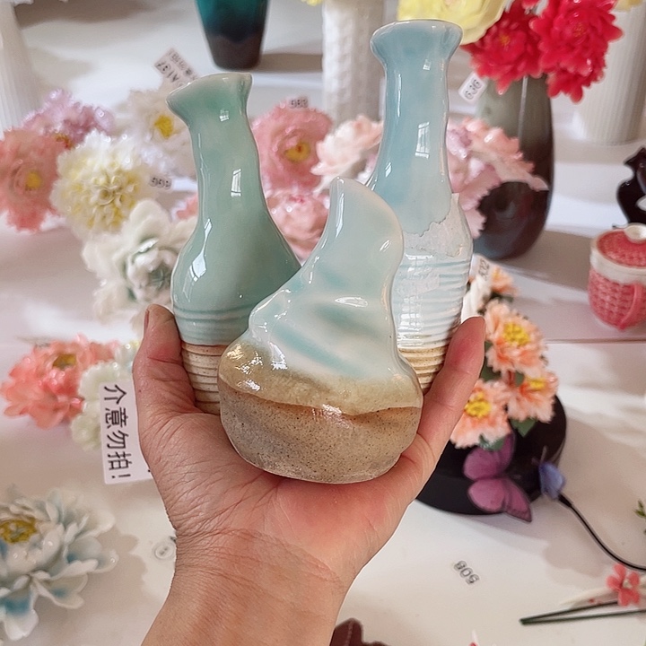 陶摆件瑕疵断片列开介意勿拍，拍退退拉黑