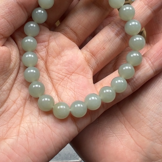 和田玉颈饰未镶嵌且末手链8