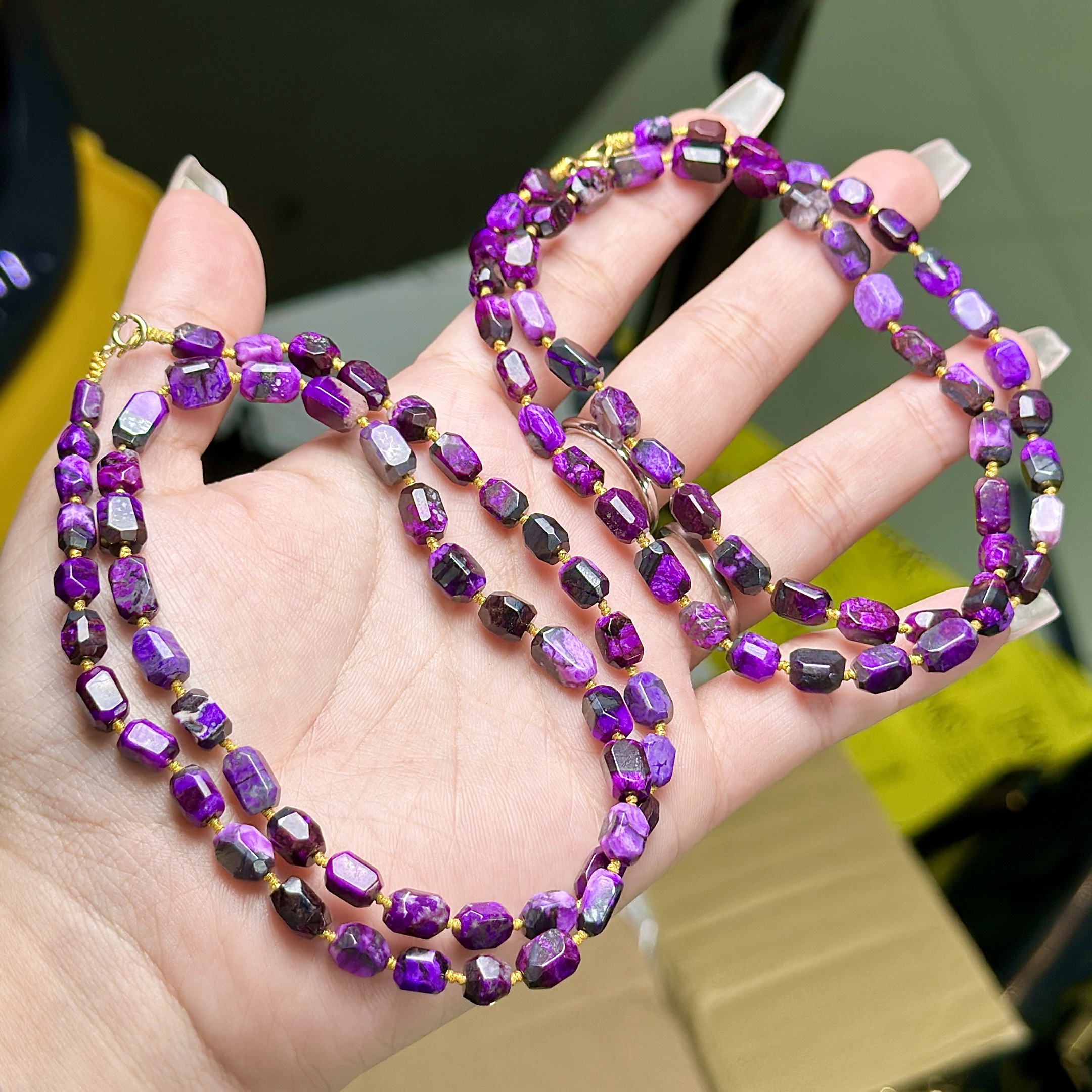 【RM】18k金舒俱来方糖项链-约4mm（多样性发其一）