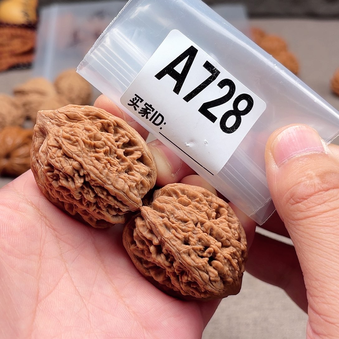 文玩核桃把件蒜头A728