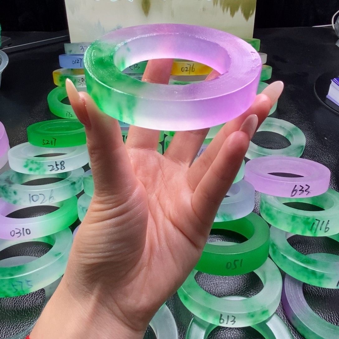 ****玉独龙翠百搭手镯