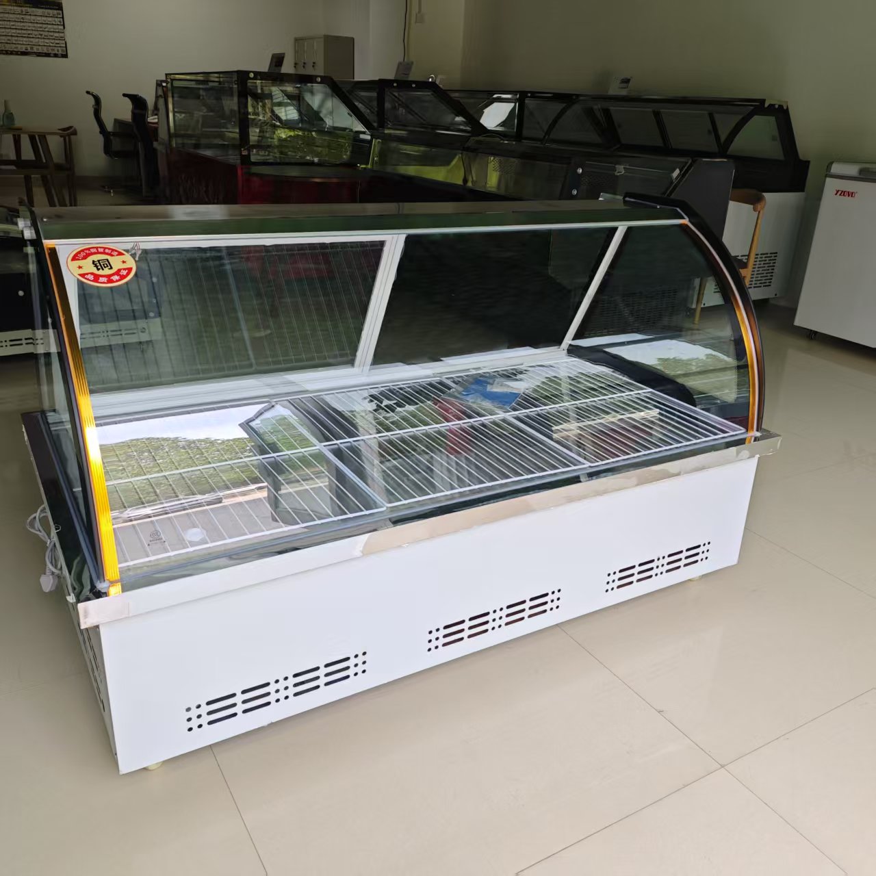 冰舍台式冷藏展示柜三轮车摆摊移动摆摊冷柜凉菜炸串商用冰箱