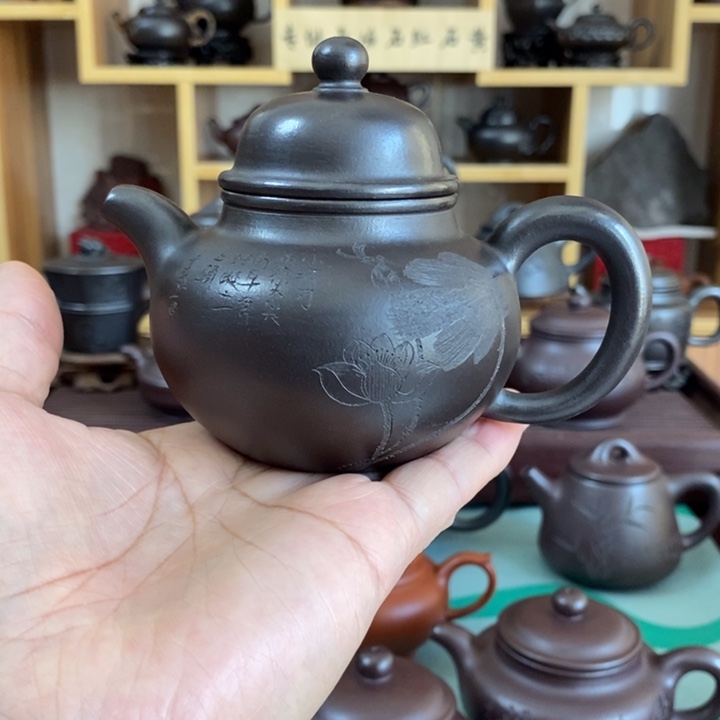 茶壶紫砂原矿石黄掇球180 cc