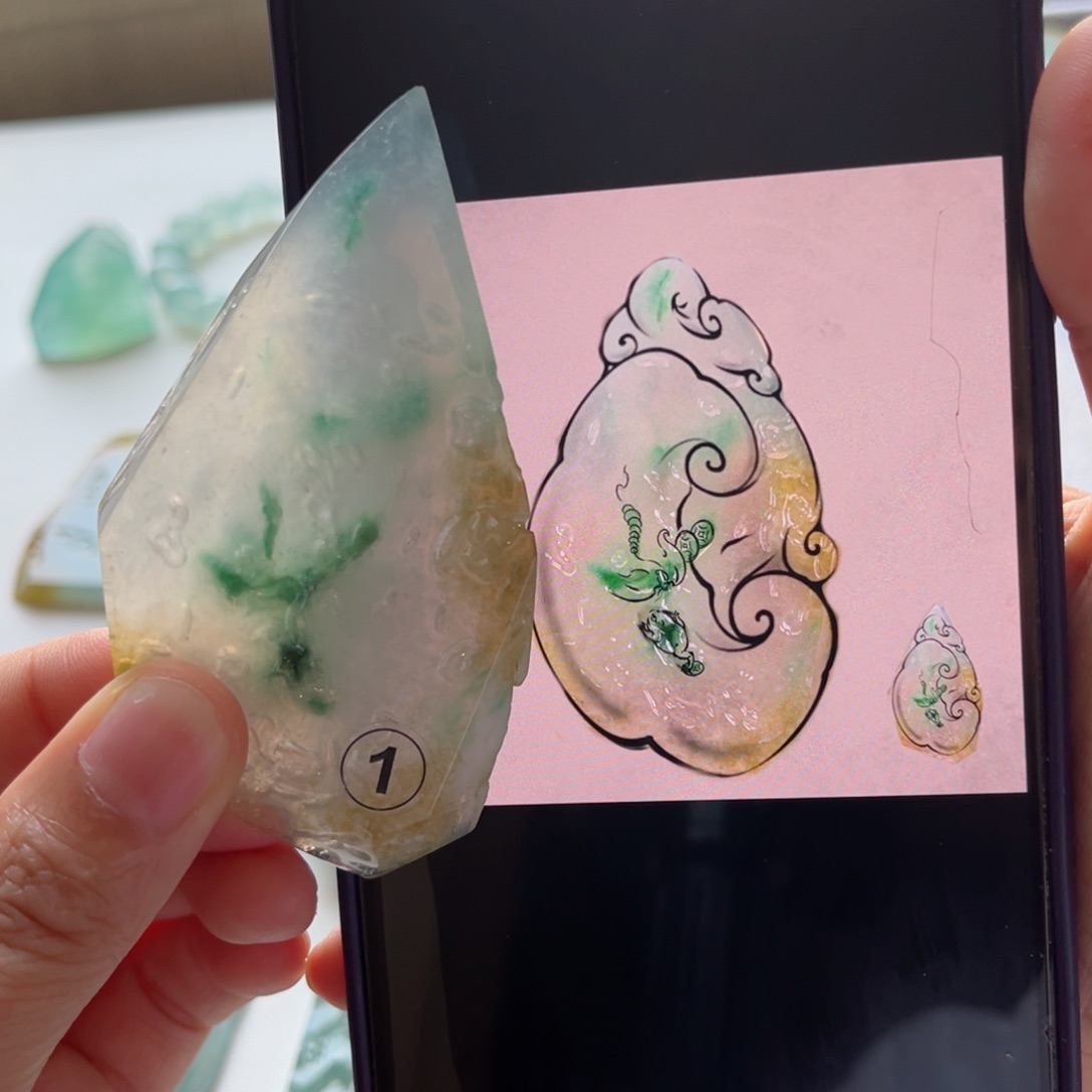 定制翡翠未镶嵌翡翠首饰