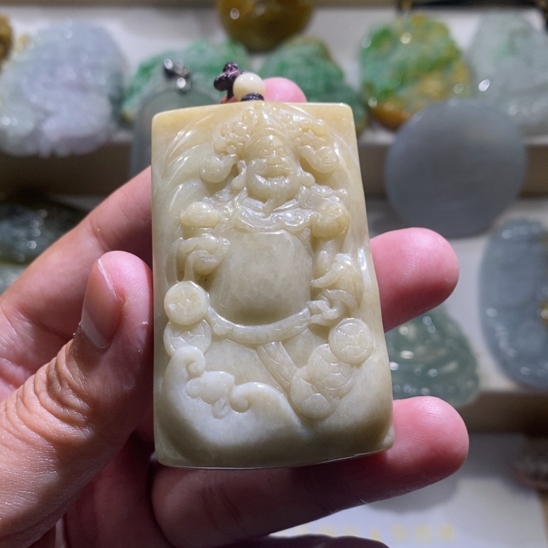 【闪购商品】翡翠颈饰未镶嵌财神