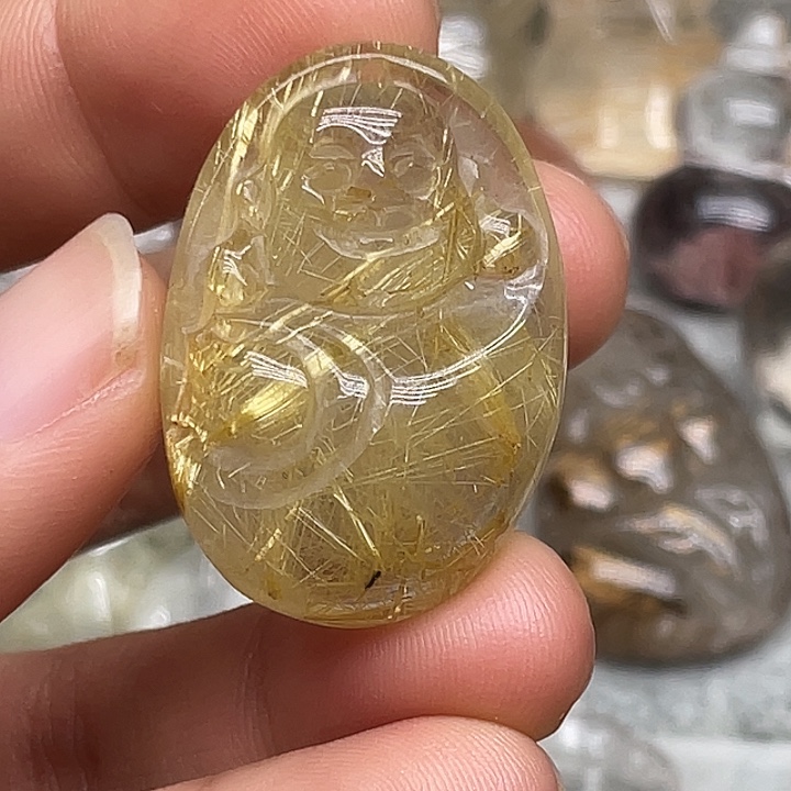 发晶颈饰未镶嵌定制