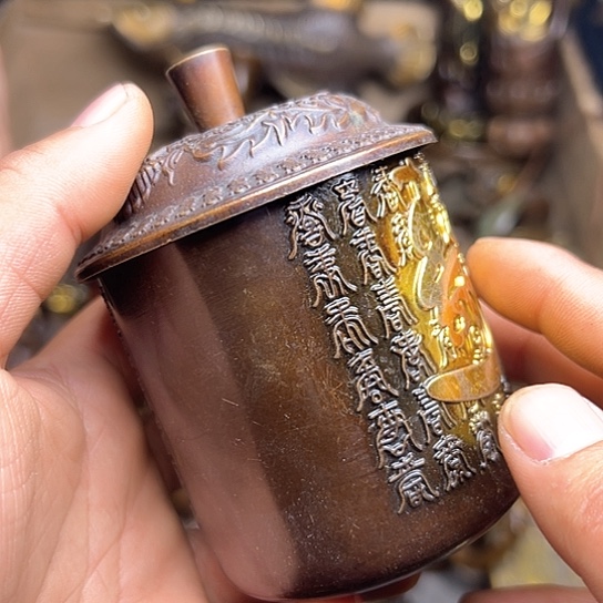 铜制工艺把玩摆件