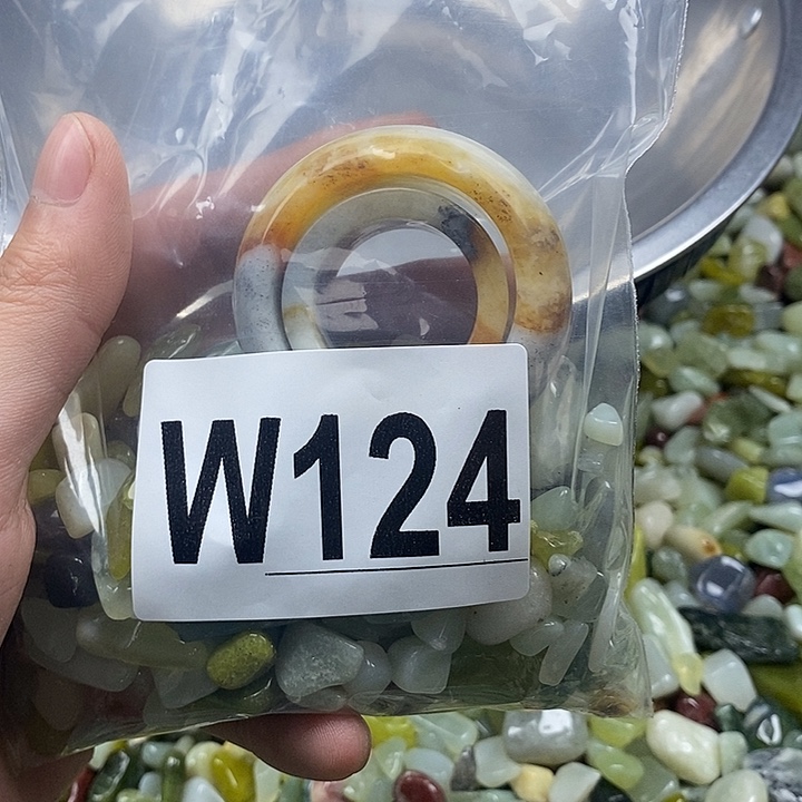 蛇纹石玉未镶嵌鱼缸石