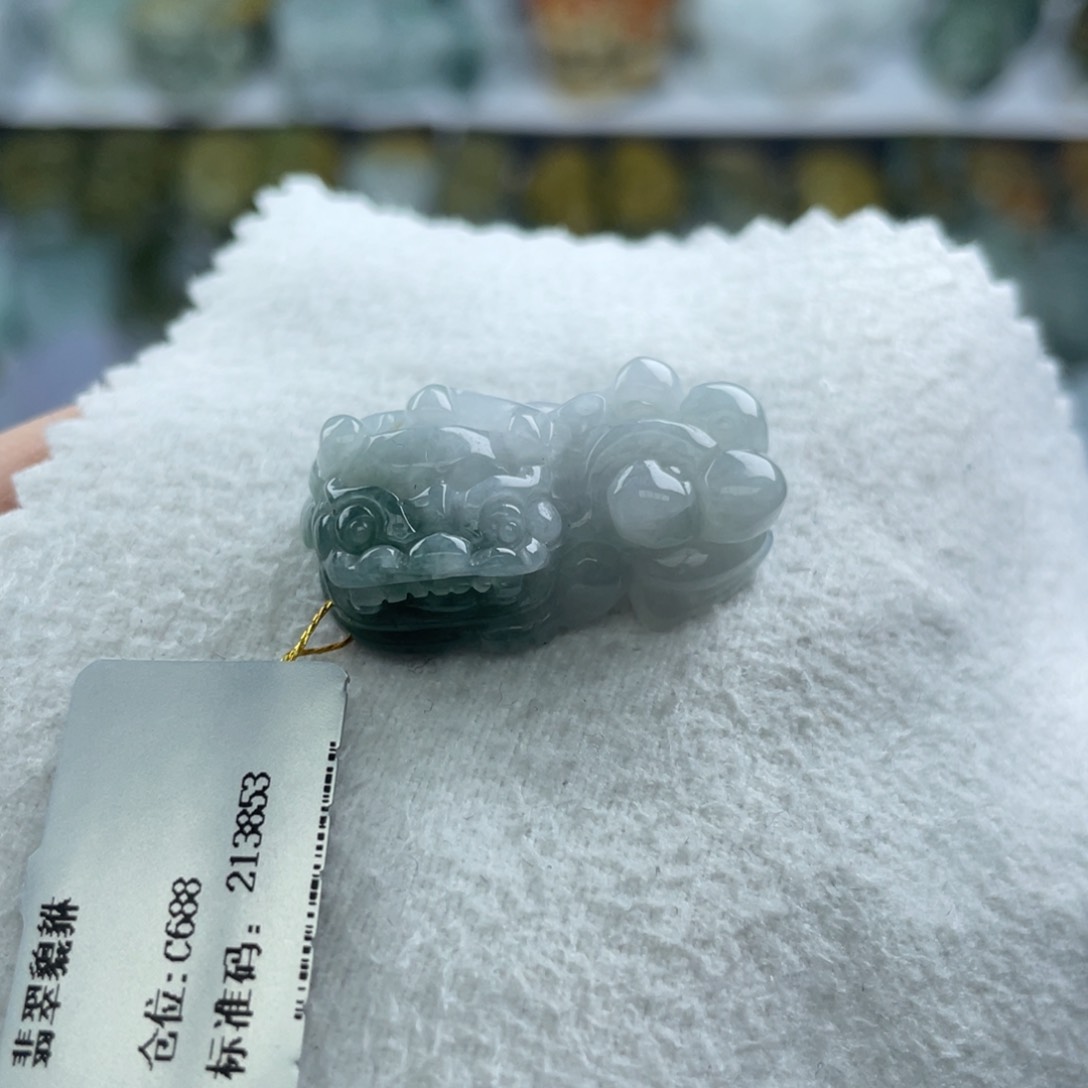 颈饰未镶嵌翡翠貔貅7