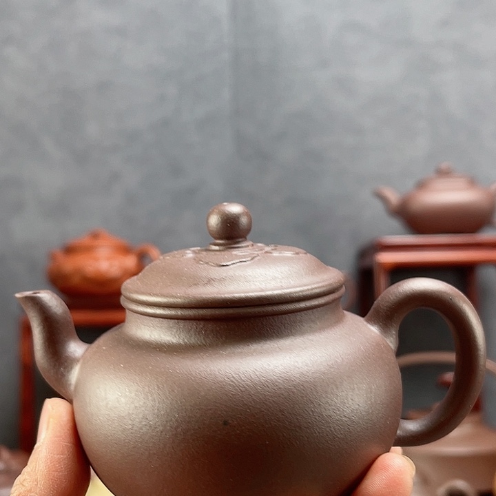 紫砂茶壶?****?大水潭天青