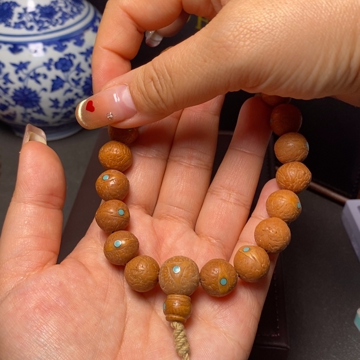 凤眼菩提手串尼泊尔