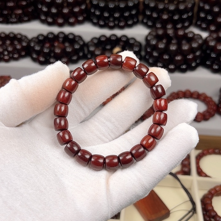 檀香紫檀（小叶紫檀）手串/手链8*9