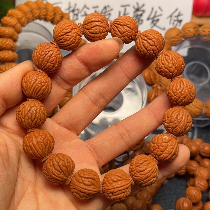 桃核手串龙纹桃核19