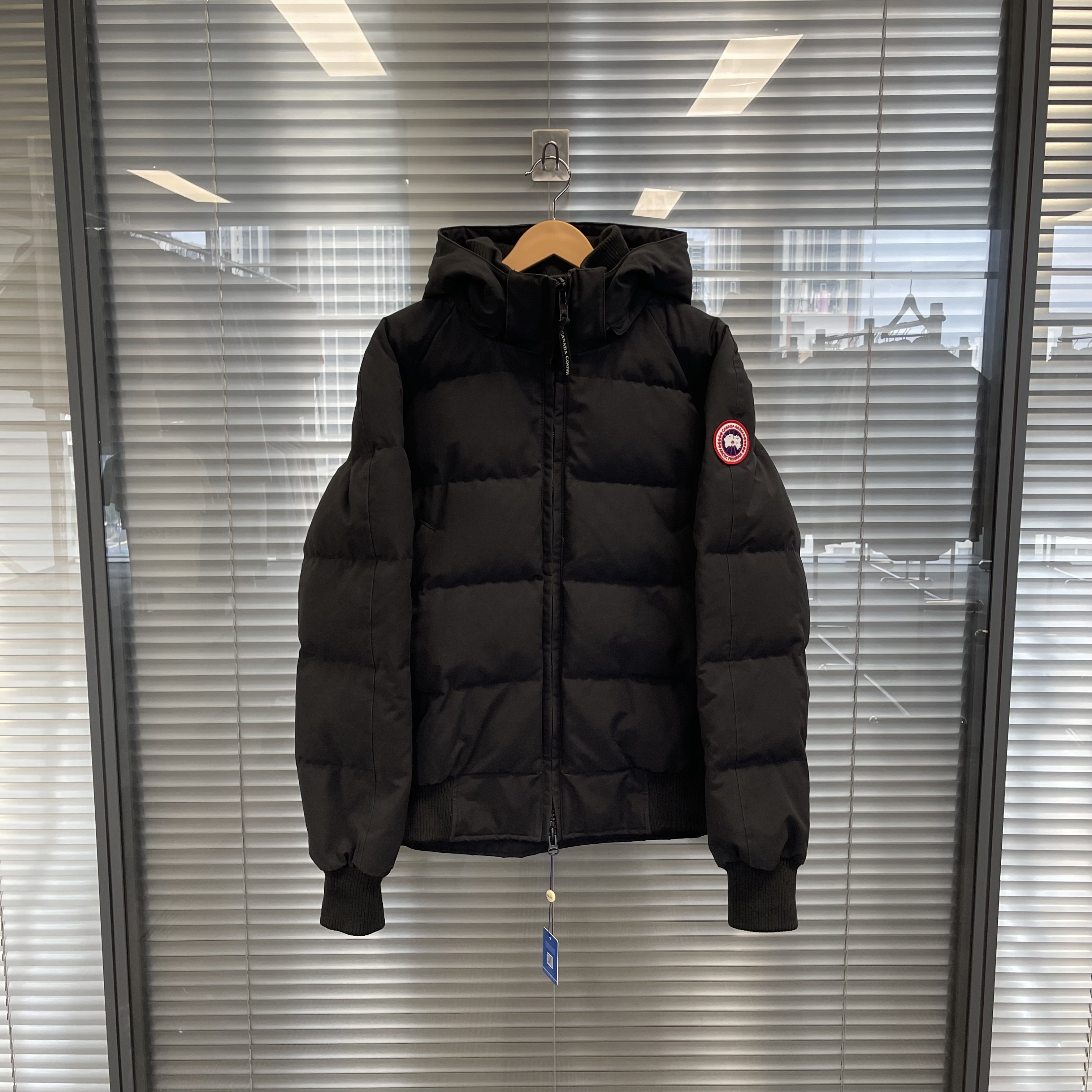 99新 CANADA GOOSE 派克飞行员连帽短款羽绒服xxl码没毛领 #10058