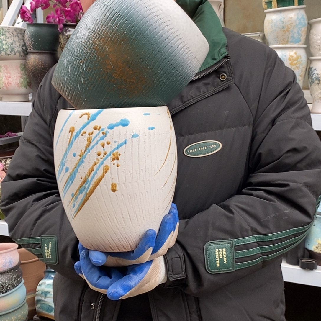 花盆紫砂口16高20福利俩个