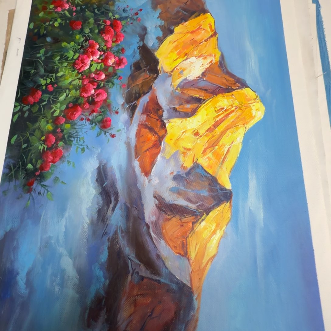 油画加油加油努力加油努力加油