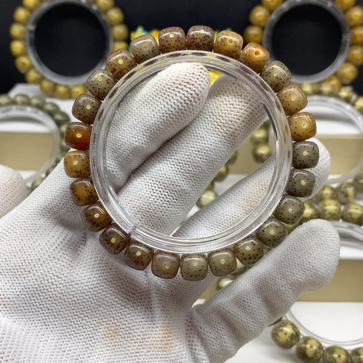 星月菩提手串11号 火烧云小细星无烟花9/8