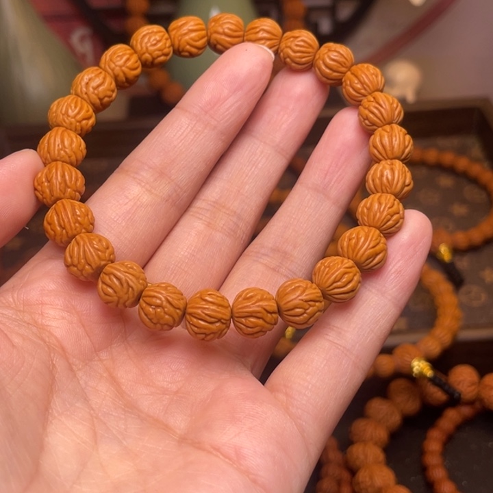 桃核吊坠龙纹桃核