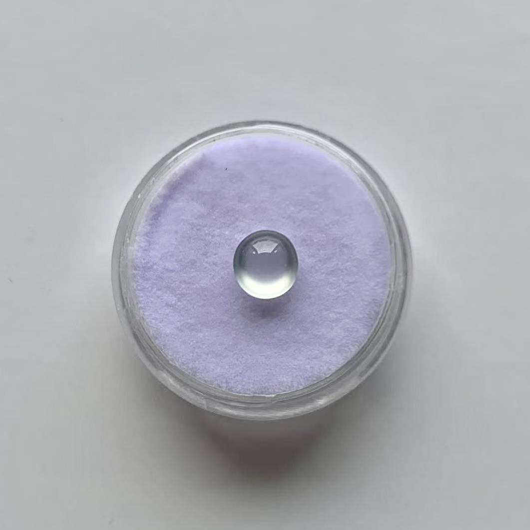 缅甸A货高冰玻蛋面 尺寸卡6.6×6.2×4.0镶嵌设计戒指锁骨吊坠裸石