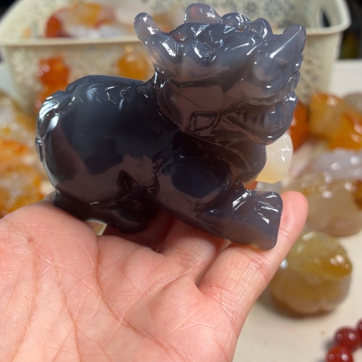 玛瑙/玉髓未镶嵌吊坠(不含链)