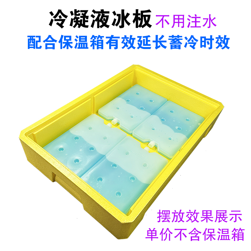 24升保温箱保冷专用冷凝液冰板商用摆摊冰盒反复使用冰袋冷藏蓄冷