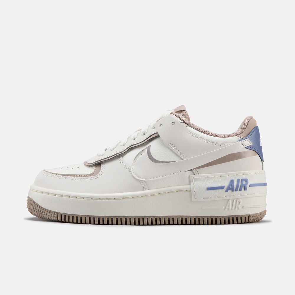 Nike耐克女鞋空军一号运动鞋AF1奶茶棕色双钩厚底板鞋IO7594101