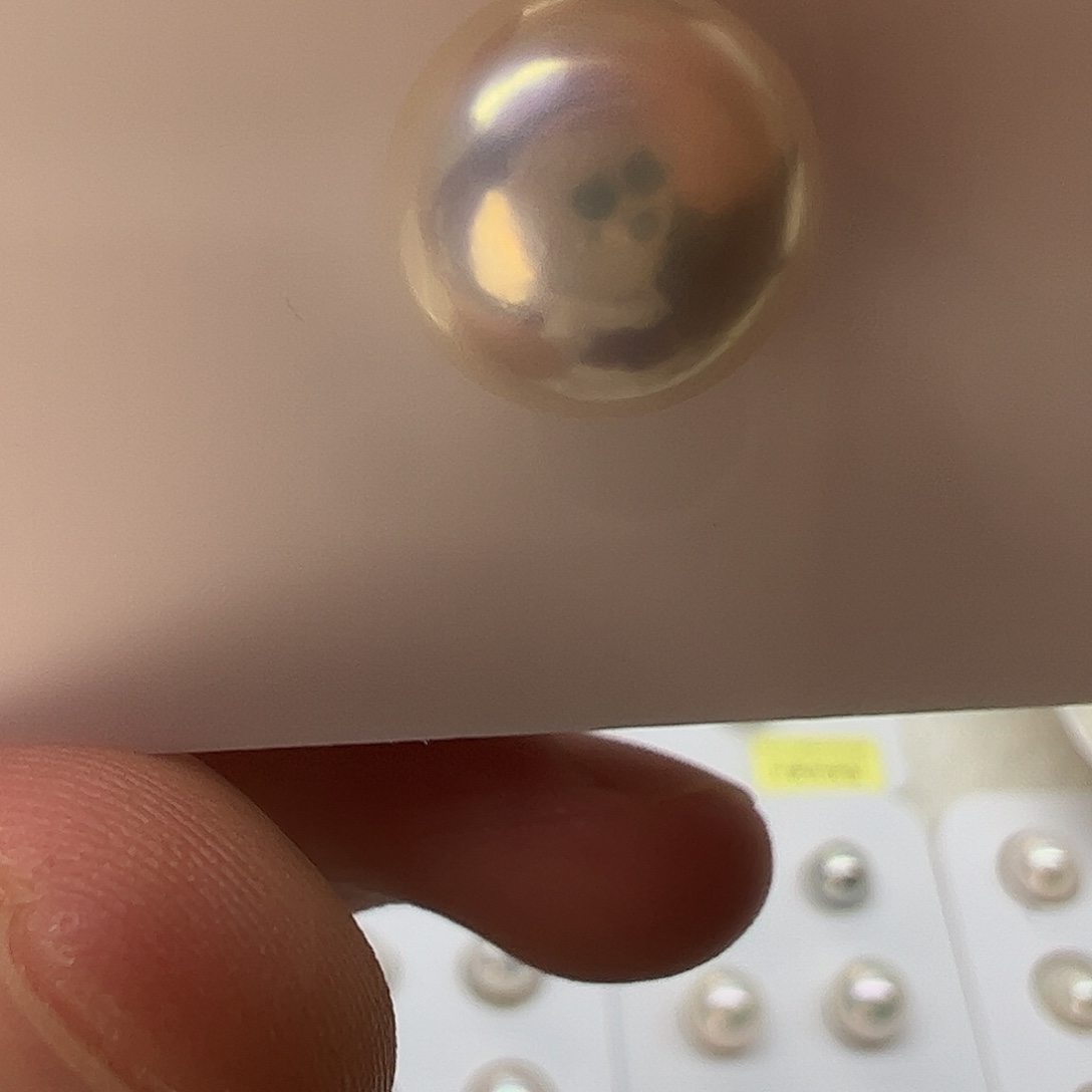 银S925镶嵌裸珠淡水珍珠