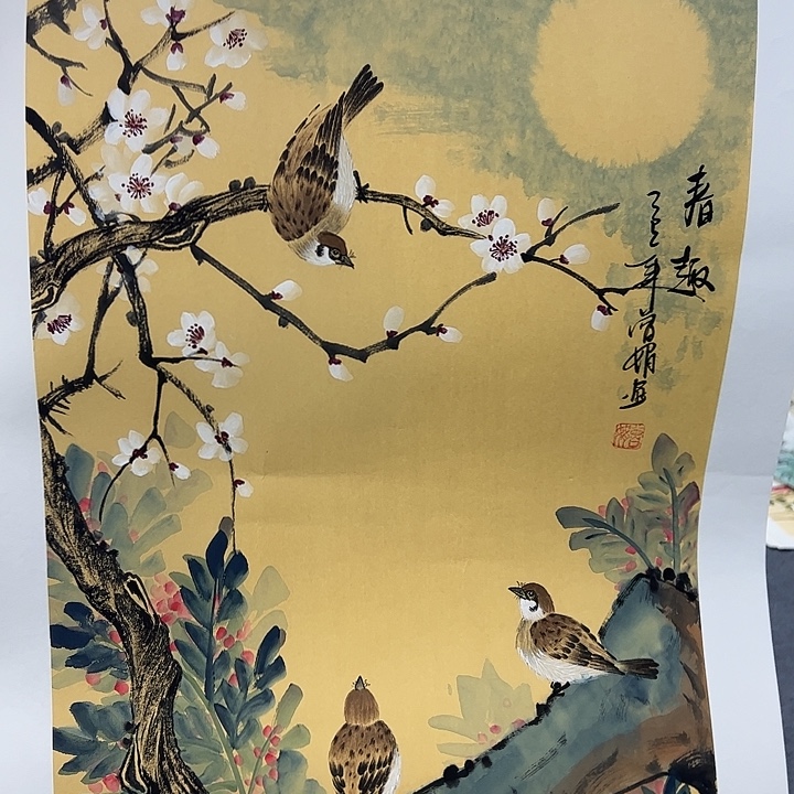 国画手绘国画作品