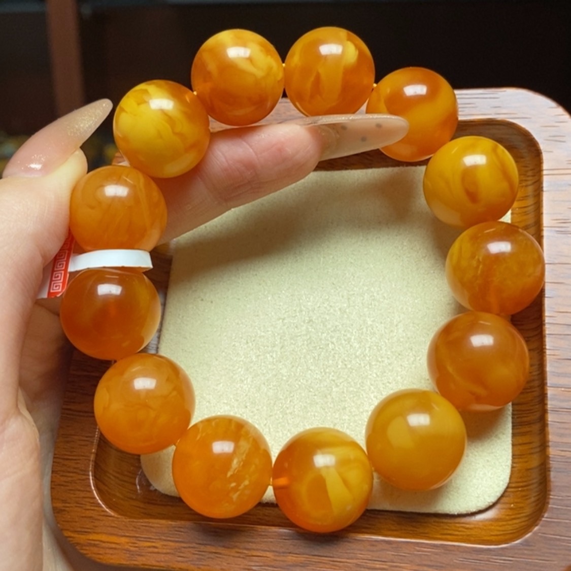 【闪购商品】蜜蜡手链未镶嵌手串