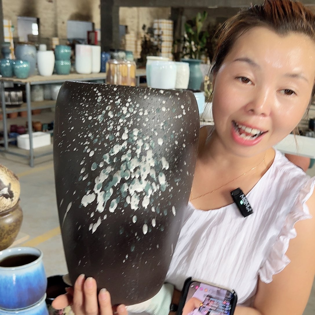 紫砂花盆王嫂花盆0903-144高30口18