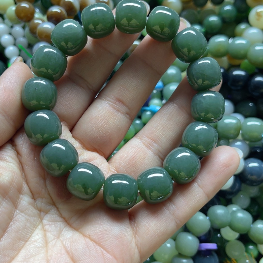 和田玉手链未镶嵌