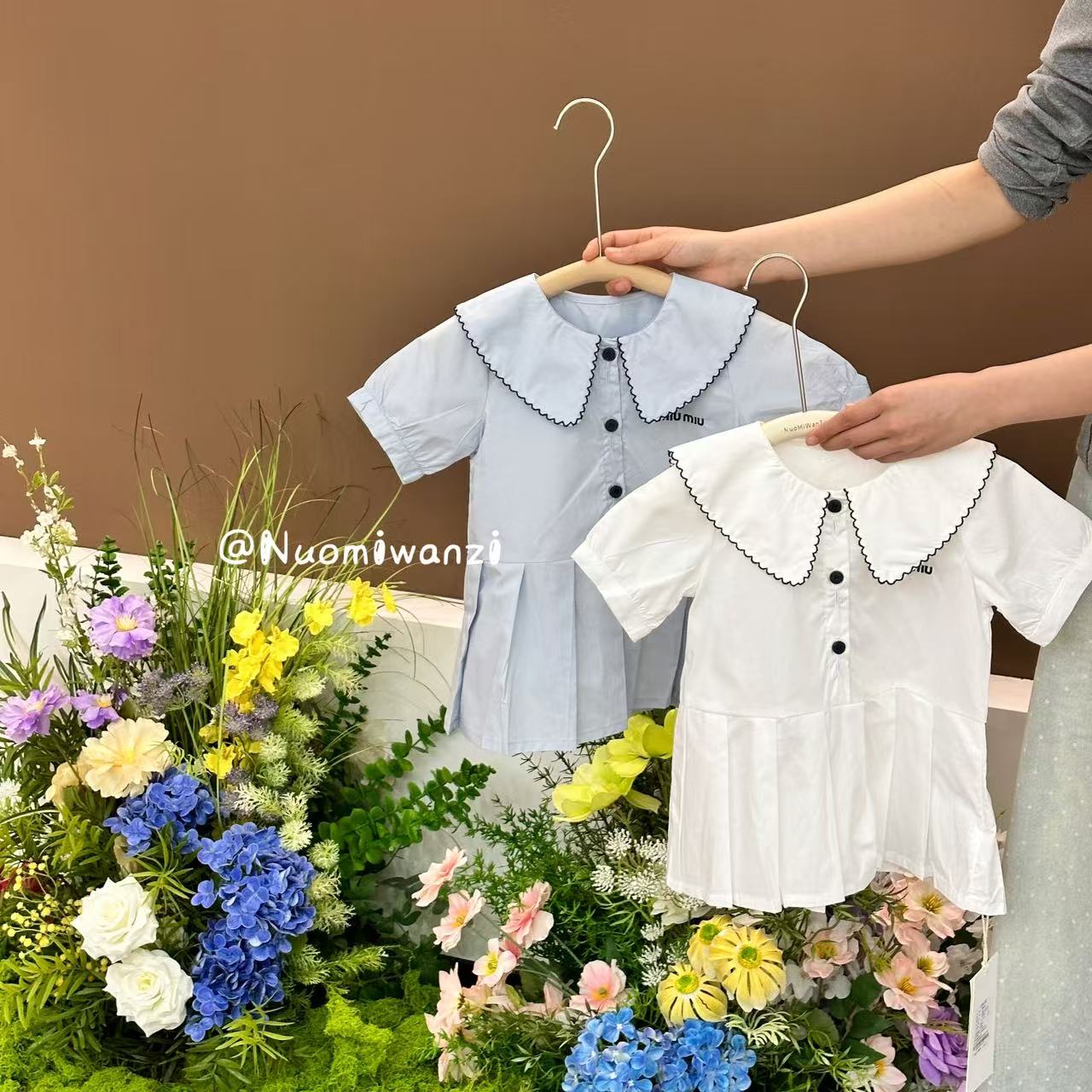 FX-1151-儿童时尚洋气百搭棉布裙（夏款）