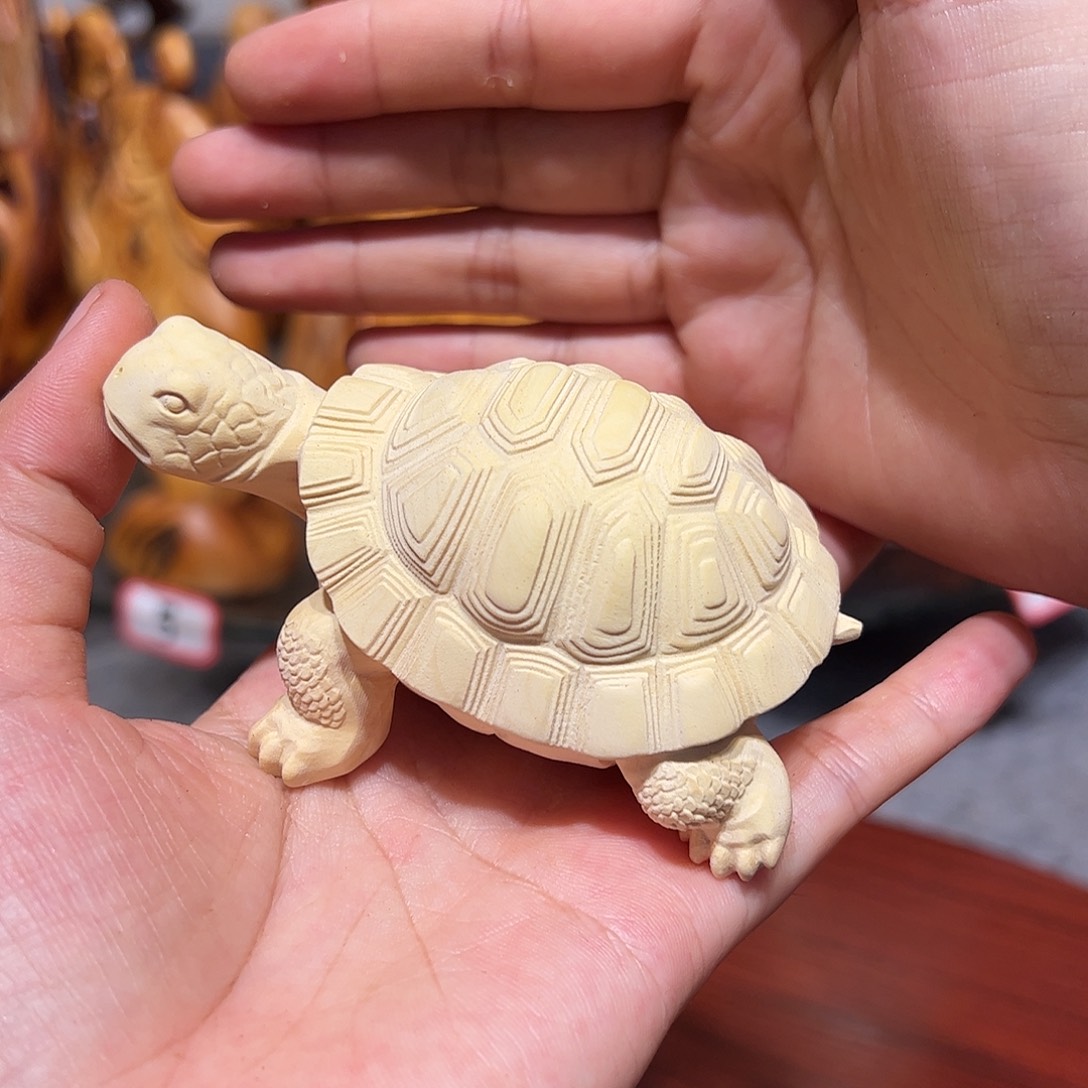 柏木（崖柏）小叶黄杨摆件