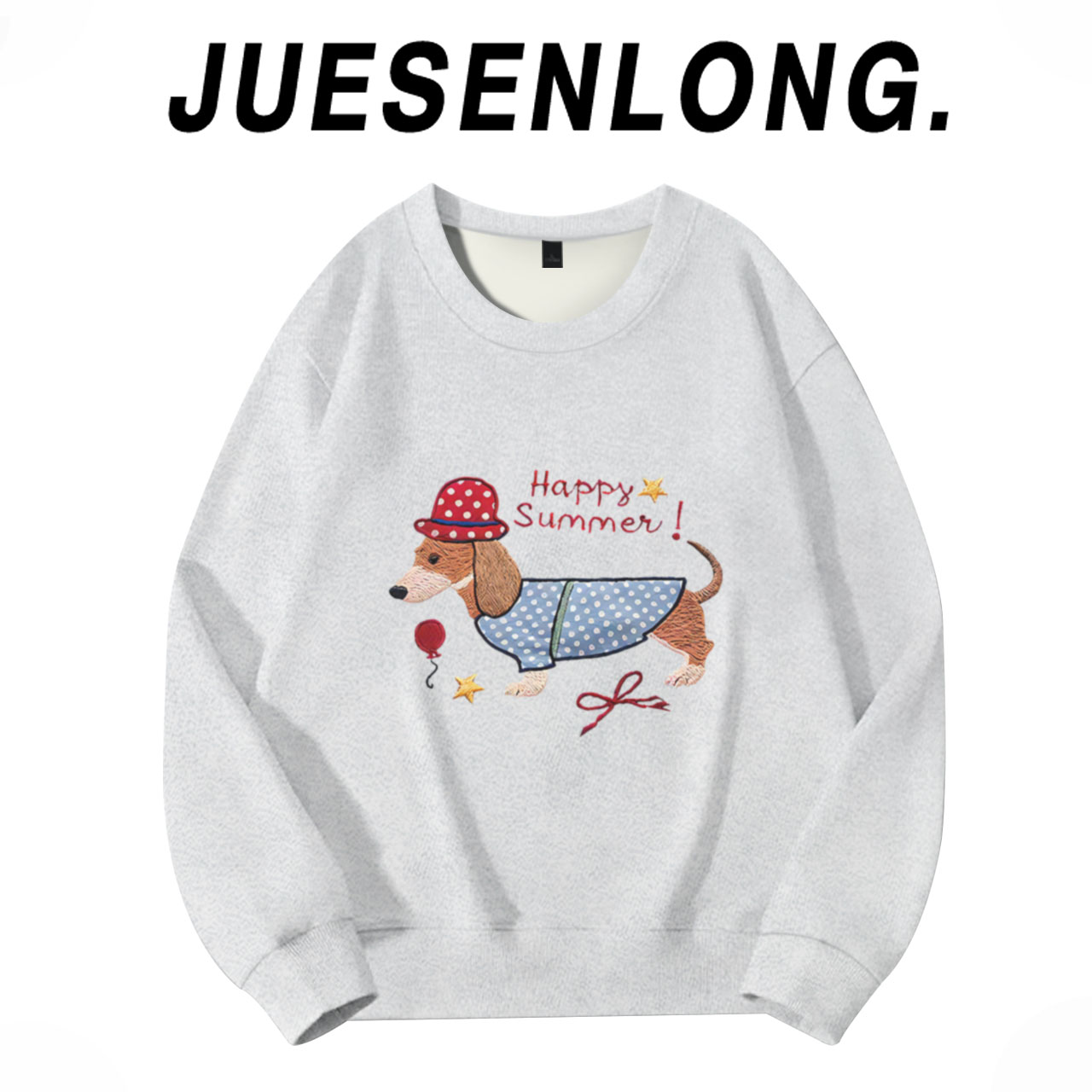 508-GYL-秋冬美式女设计感小众宽松显瘦休闲长袖新款加绒加厚卫衣