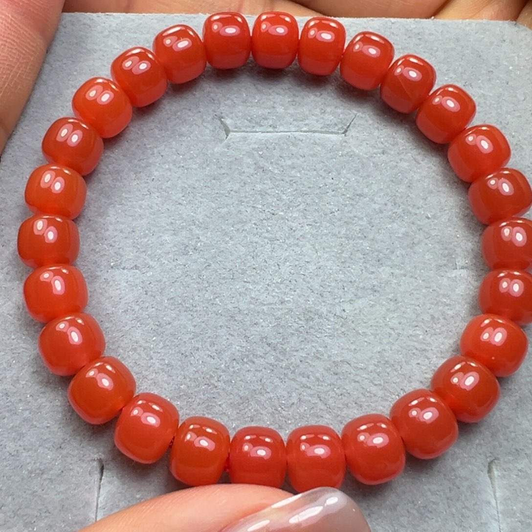 南红玛瑙未镶嵌手串