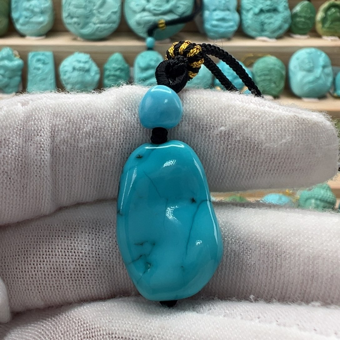 未镶嵌绿松石随形14.6mm