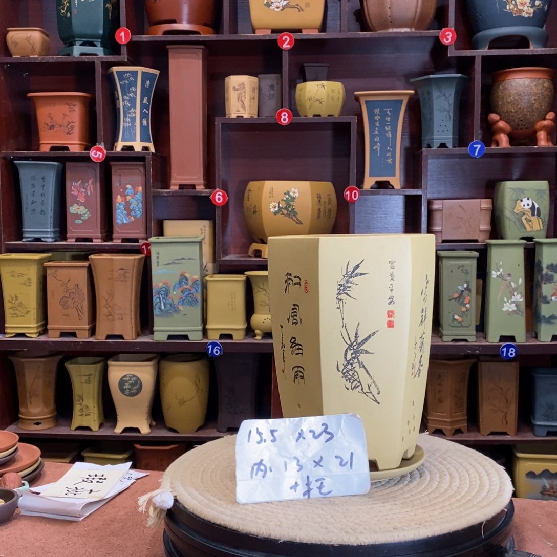 紫砂花盆紫砂花盆