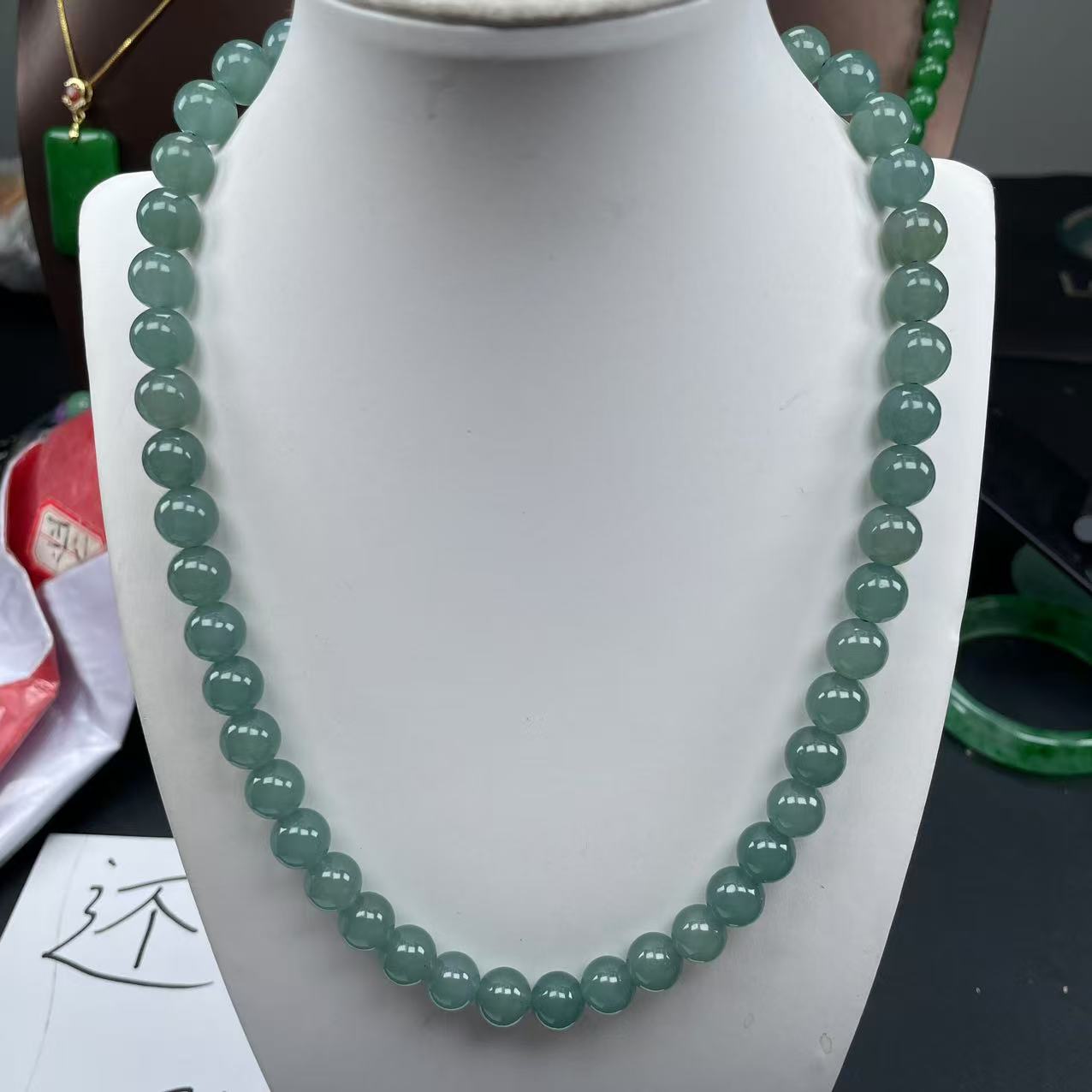 A716蓝水10mm项链时尚百搭女款多样发货其一