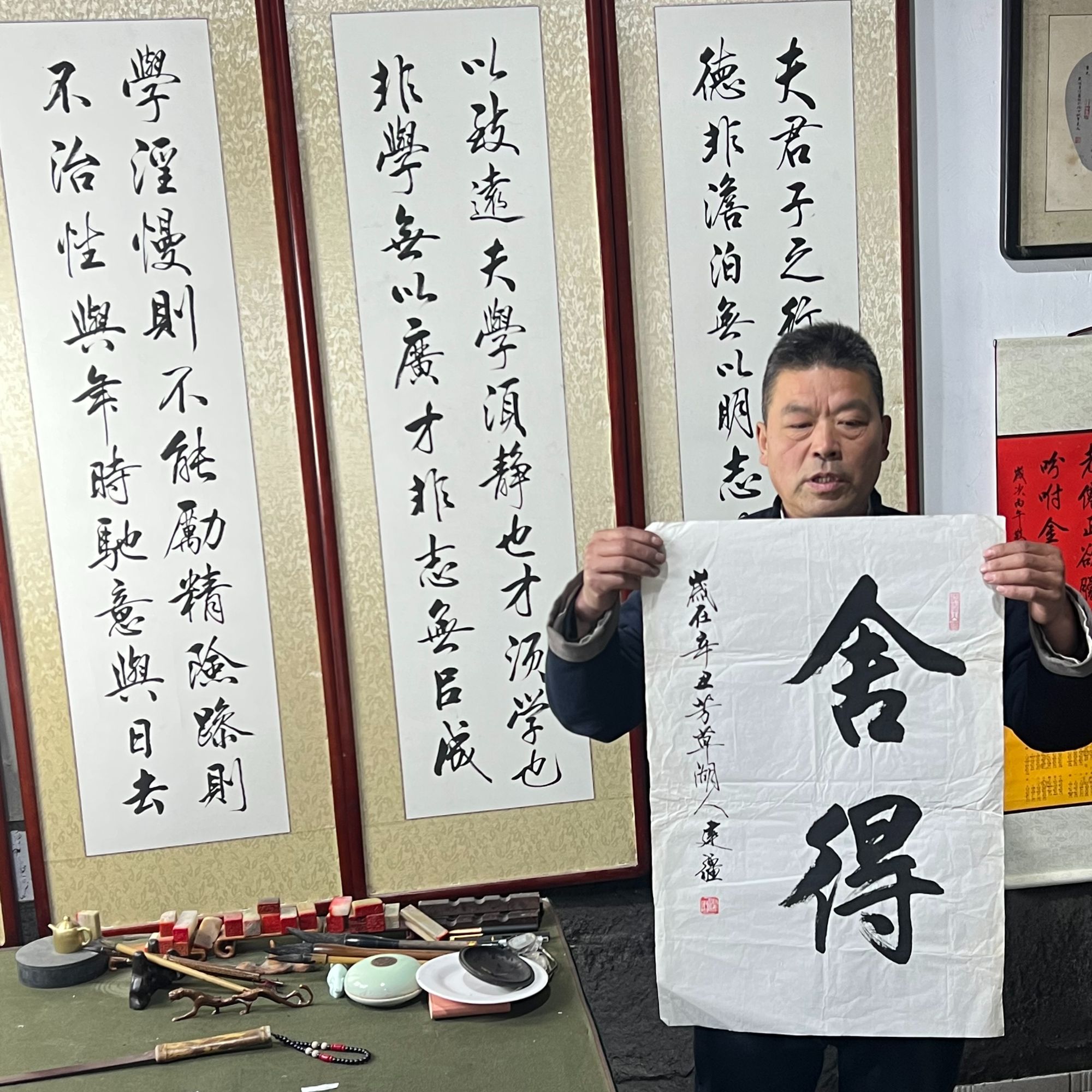 （拍之前联系客服每个产品都是孤品）建疆老师手写书法作品不含装裱